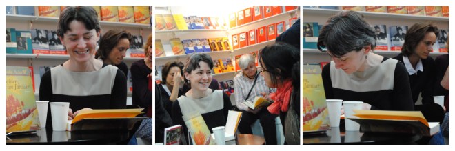 Ursula Ackrill auf der Buchmesse