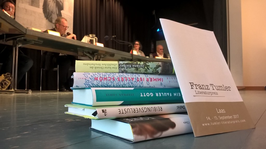 [unterwegs] Julia Weber erhält für „Immer ist alles schön“ den Franz-Tumler-Literaturpreis